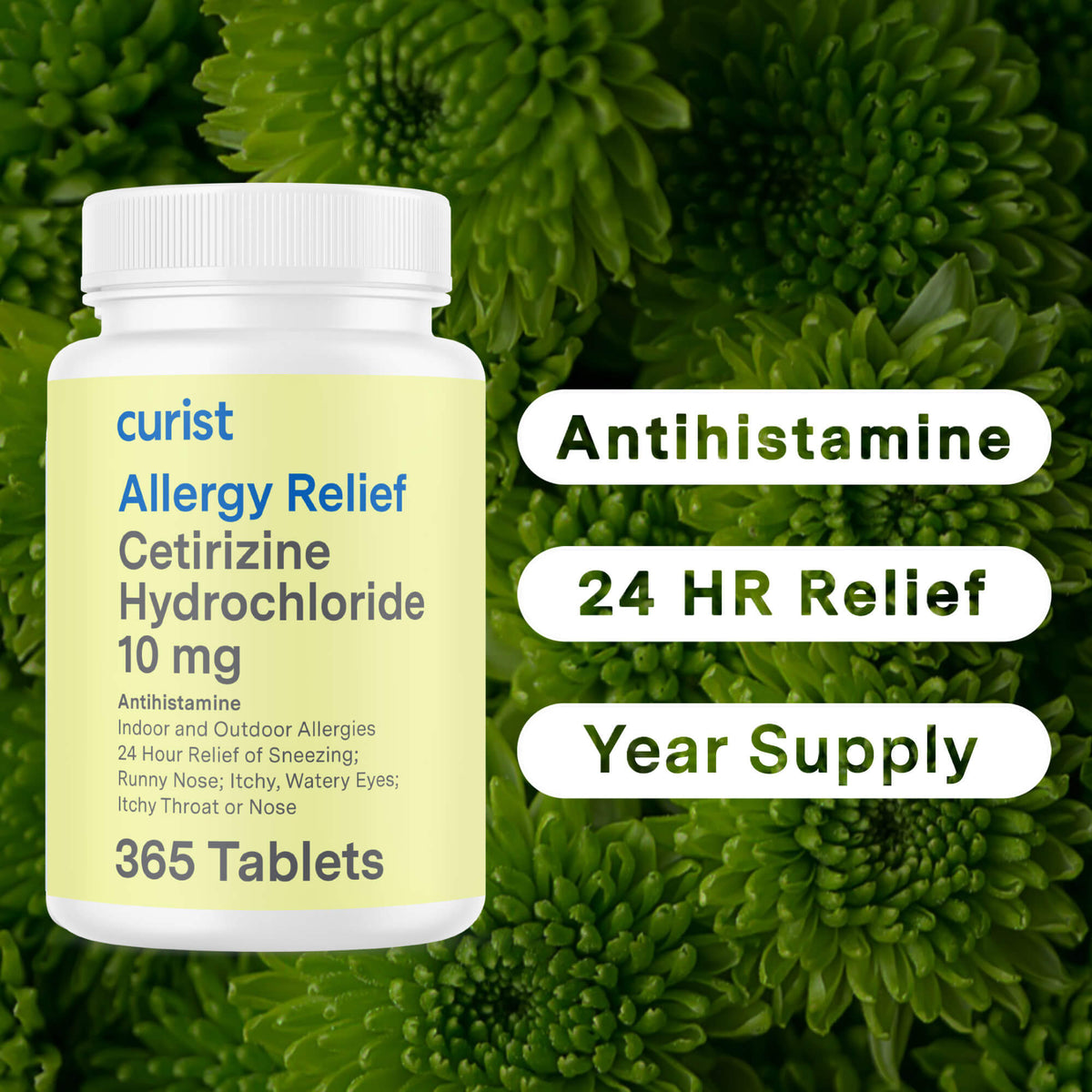Allergy Relief (cetirizine 10 mg), 365 ct