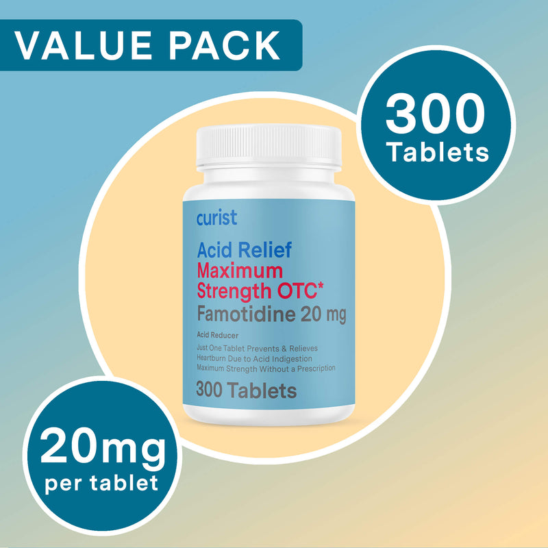 Acid Relief Maximum Strength (famotidine 20 mg), 300 ct