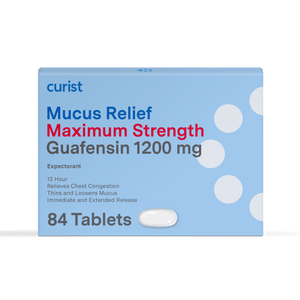 Mucus Relief Max Strength (guaifenesin 1200 mg), 84 ct