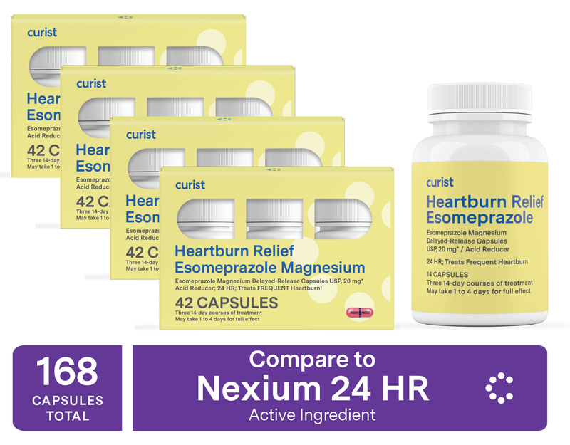 Esomeprazole 20 mg Capsules (Nexium Generic), 42 ct - Pack of 4