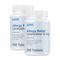 View image 1 of 8: Two white plastic bottles of curist Allergy Relief Loratadine 10 mg antihistamine tablets 365 count each, with the front bottle clearly visible and the second bottle partially behind it on a clean white background.