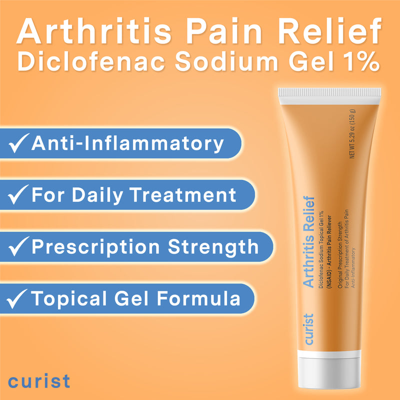 Arthritis Relief (diclofenac gel 1%), 150 g - Pack of 3