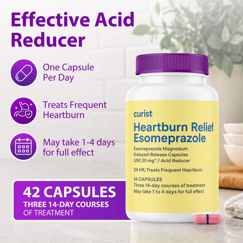 Esomeprazole 20 mg Capsules (Nexium Generic), 42 ct - Pack of 4