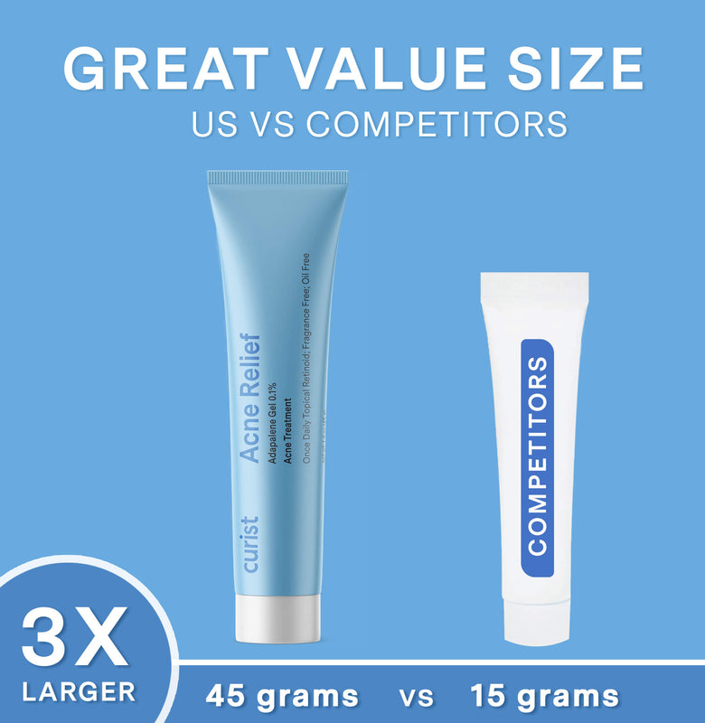 Acne Relief Adapalene Gel 0.1%, 1.6 oz (45 g)